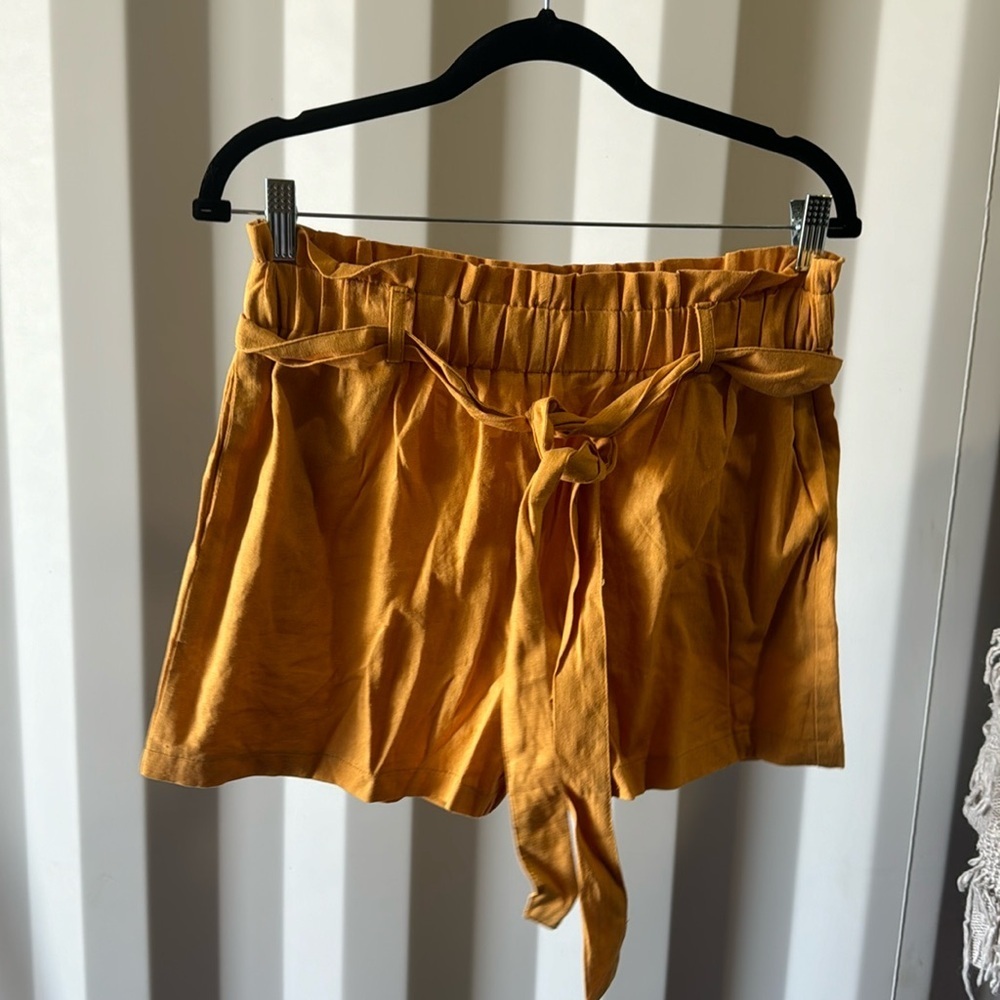 No without tags double zero paper bag shorts